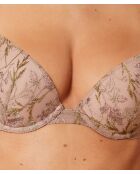 Louange Mesh Push-up-BH Nr. 2 mit Bügel in Taupe