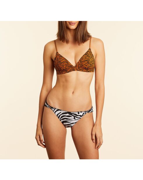 Zwart/wit Sarabi-slipje