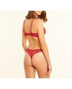 Soutien-gorge avec armatures n°5 Panama rouge