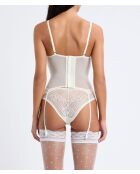 Guêpière avec armatures Panama écrue