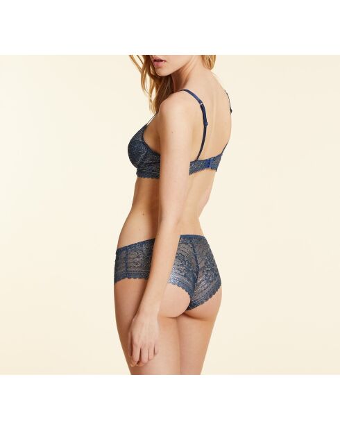 Soutien-gorge avec armatures Panama bleu