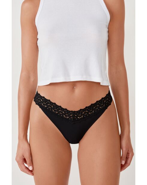 Tanga negra Wish