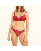 Soutien-gorge avec armatures n°5 Panama rouge