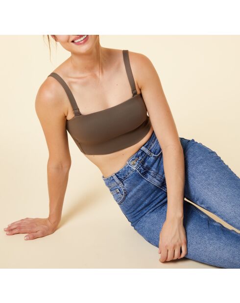 24 Hours BH ohne Bügel, khakifarben, olivgrün