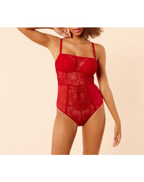 Body intero Red Grenade con ferretto