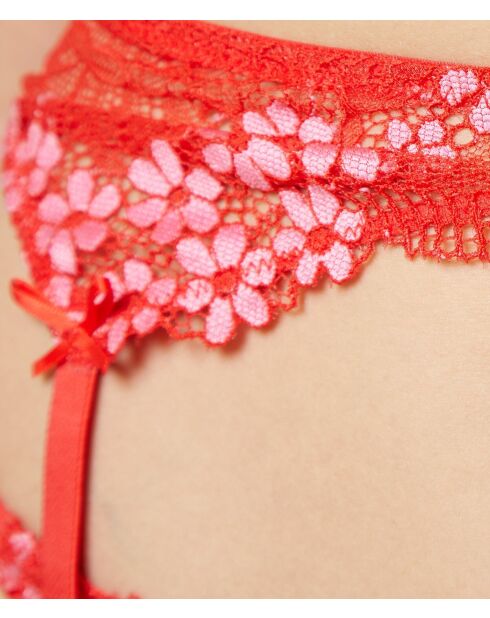 Porte‑jarretelles Somptueuse rouge