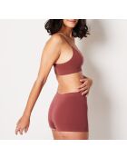 Shorty Amande brique roux