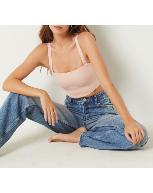 24 Hours beigefarbener Bügel-BH