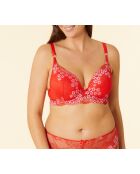 Soutien-gorge avec armatures n°5 Somptueuse vermillon