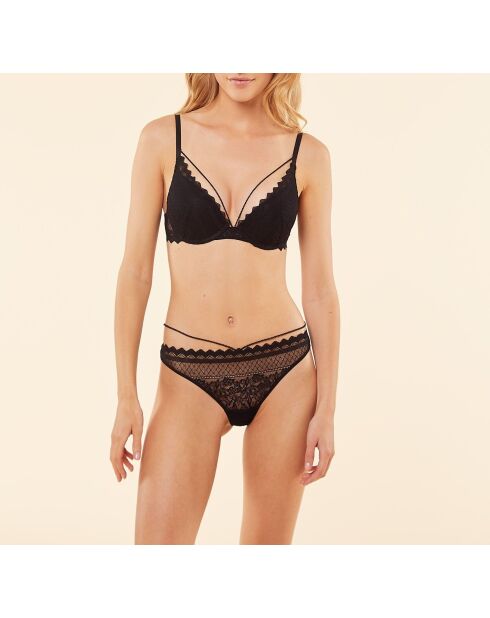 Soutien-gorge push-up avec armatures n°2 Hymne noir