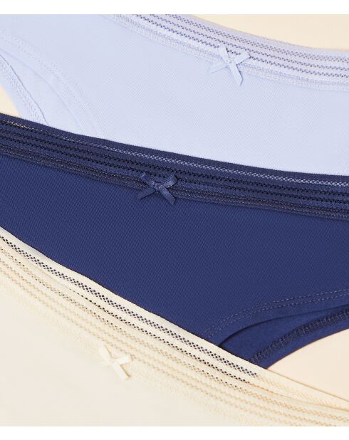 Set van 3 Marine Jack Lace Shorties