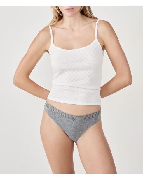 3er-Pack grauer Jack Lace Slips