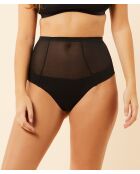 Zwarte string met controle van mesh