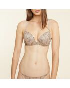 Soutien-gorge avec armatures n°5 Louange Mesh taupe