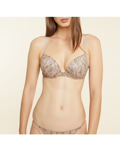 Soutien-gorge avec armatures n°5 Louange Mesh taupe