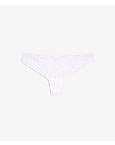 Tanga blanco Cherie Cherie
