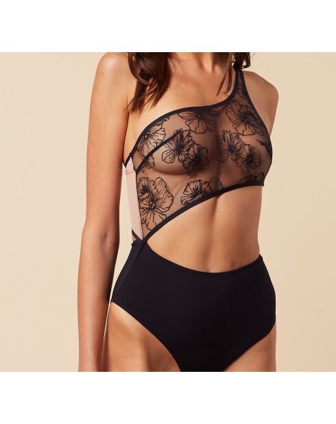 Body intero senza ferretto Nymphe noir