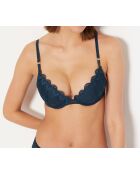 Himmelblauer Push-up-BH mit Bügel Nr. 2
