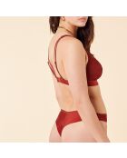 Groovy Burgundy Granaat-bh zonder beugel