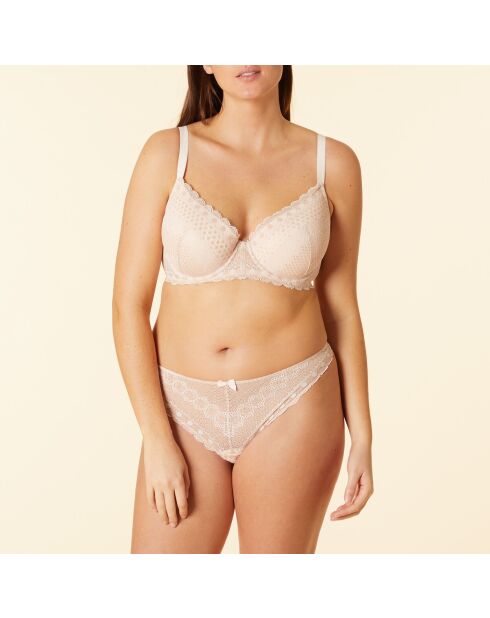 Tanga Cherie Cherie rosa empolvado