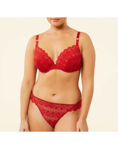 Himmelroter Bügel-BH Nr. 5