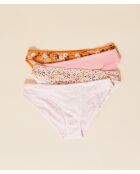 Lot de 4 culottes Nafia rose poudre