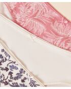 Set de 3 pantalones cortos Adile rosas