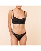 Sujetador con aros negro Palme