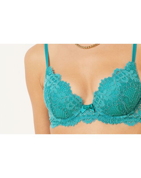 Success turquoise push-up bh met beugel nr. 2