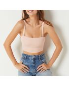 Sujetador 24 Hours beige con aros