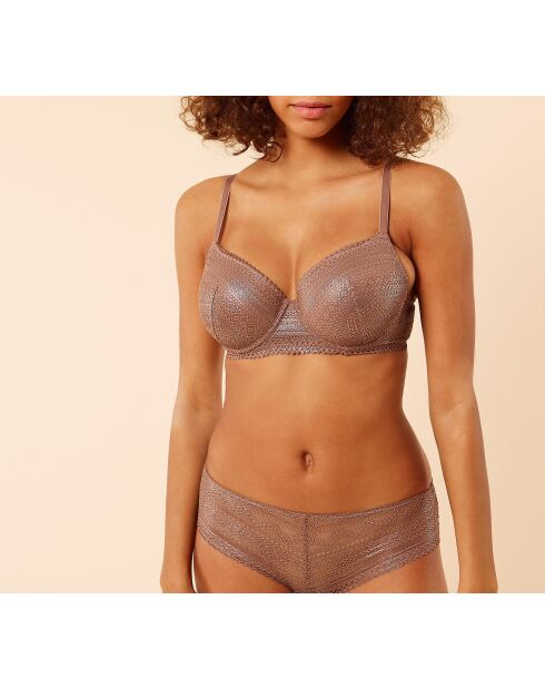 Soutien-gorge avec armatures n°4 Sublime We Care marron