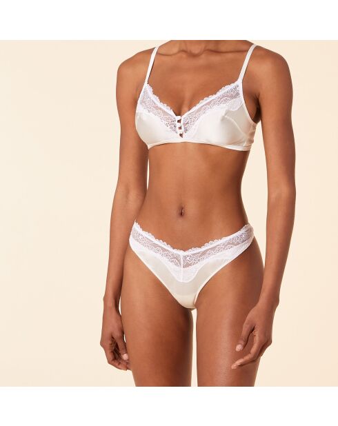 Ecru bh zonder beugel Magnolia