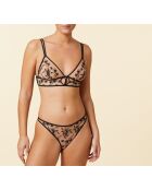 Sujetador negro sin aros Fougue