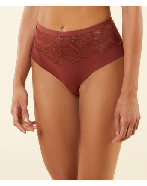 Braguitas Flexi Lace en ladrillo rojo