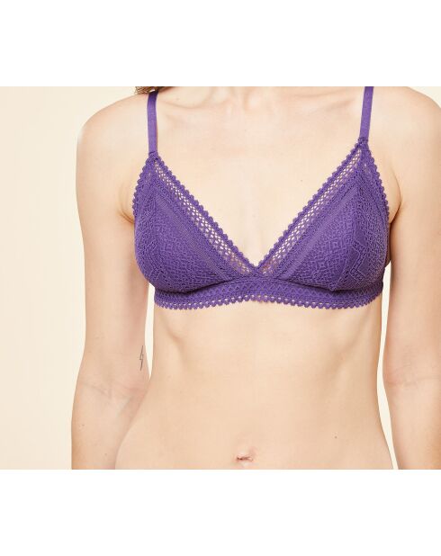 Soutien-gorge sans armatures pad amovible n°8 Sublime We Care violet