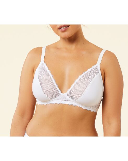 Witte bh zonder beugel van Faveur