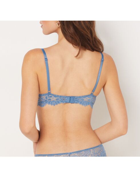 Blauer Push-up-BH von Success mit Bügel