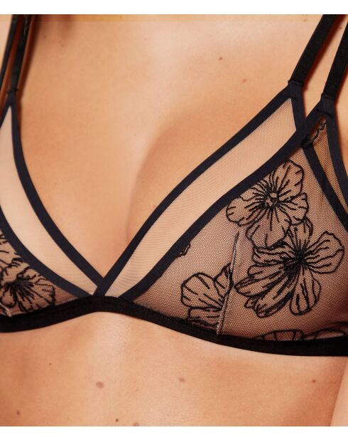 Soutien-gorge sans armatures Nymphe noir