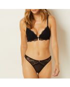 Schwarzer Schirmstring