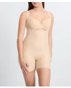 Beige bodysuit uit één stuk zonder beugel Control Byetam