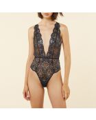 Body intero nero senza ferretto Success