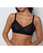 Debby zwarte bh zonder beugel in grote maten #8