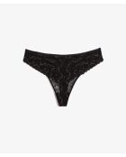 Perizoma nero Tabby Plus Size