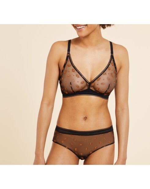 Soutien-gorge sans armatures Jojoba noir