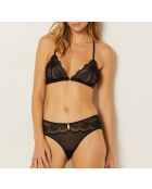 Sujetador negro sin paraguas