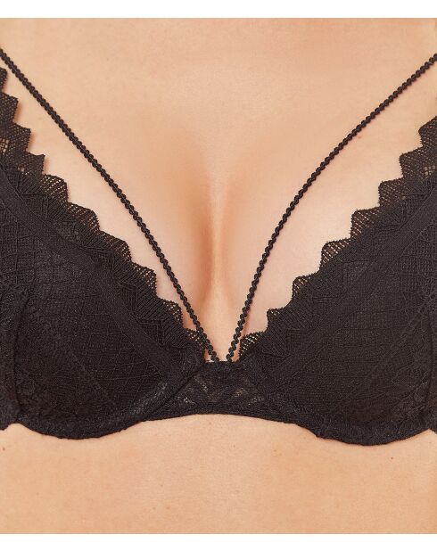 Soutien-gorge push-up avec armatures n°2 Hymne noir