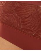 Slip Flexi Lace in mattone rosso