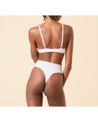 Perfekter ecrufarbener Baumwoll-BH mit Bügel