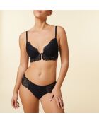 Push-up bh met beugel nr. 2 Mystere zwart