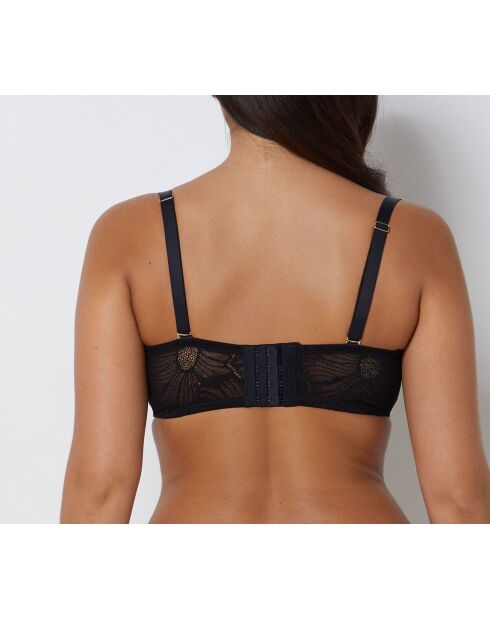 No. 9 Flexi Lace zwarte beugelbeha